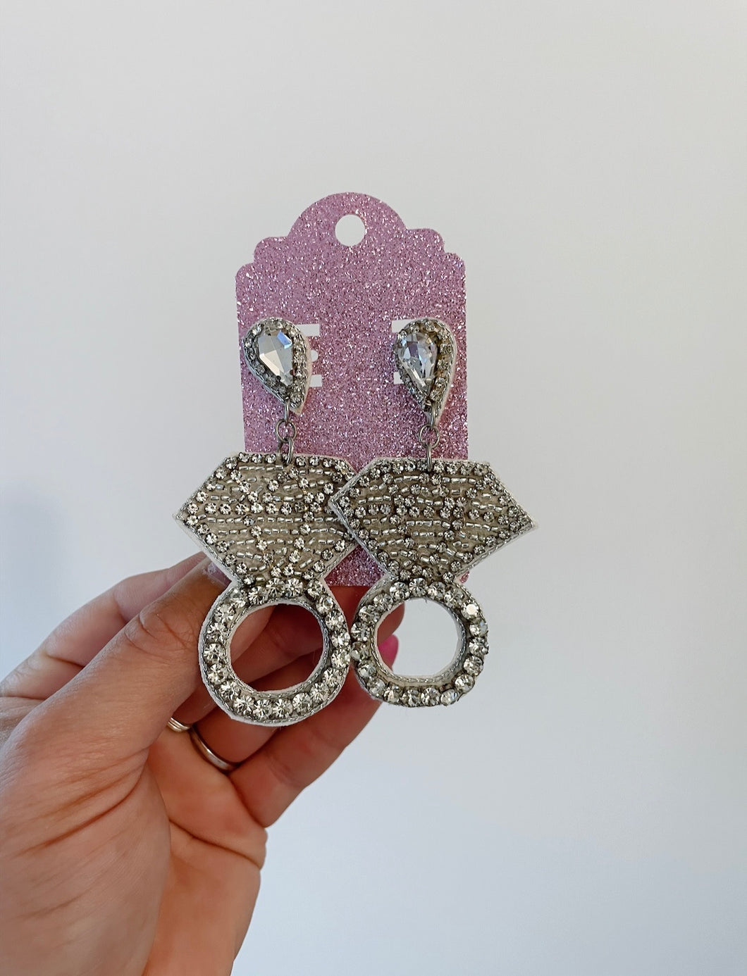 Bling Ring Earrings