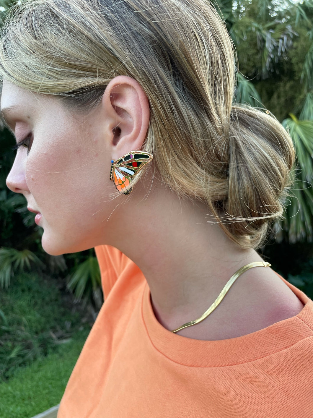 butterfly earrings