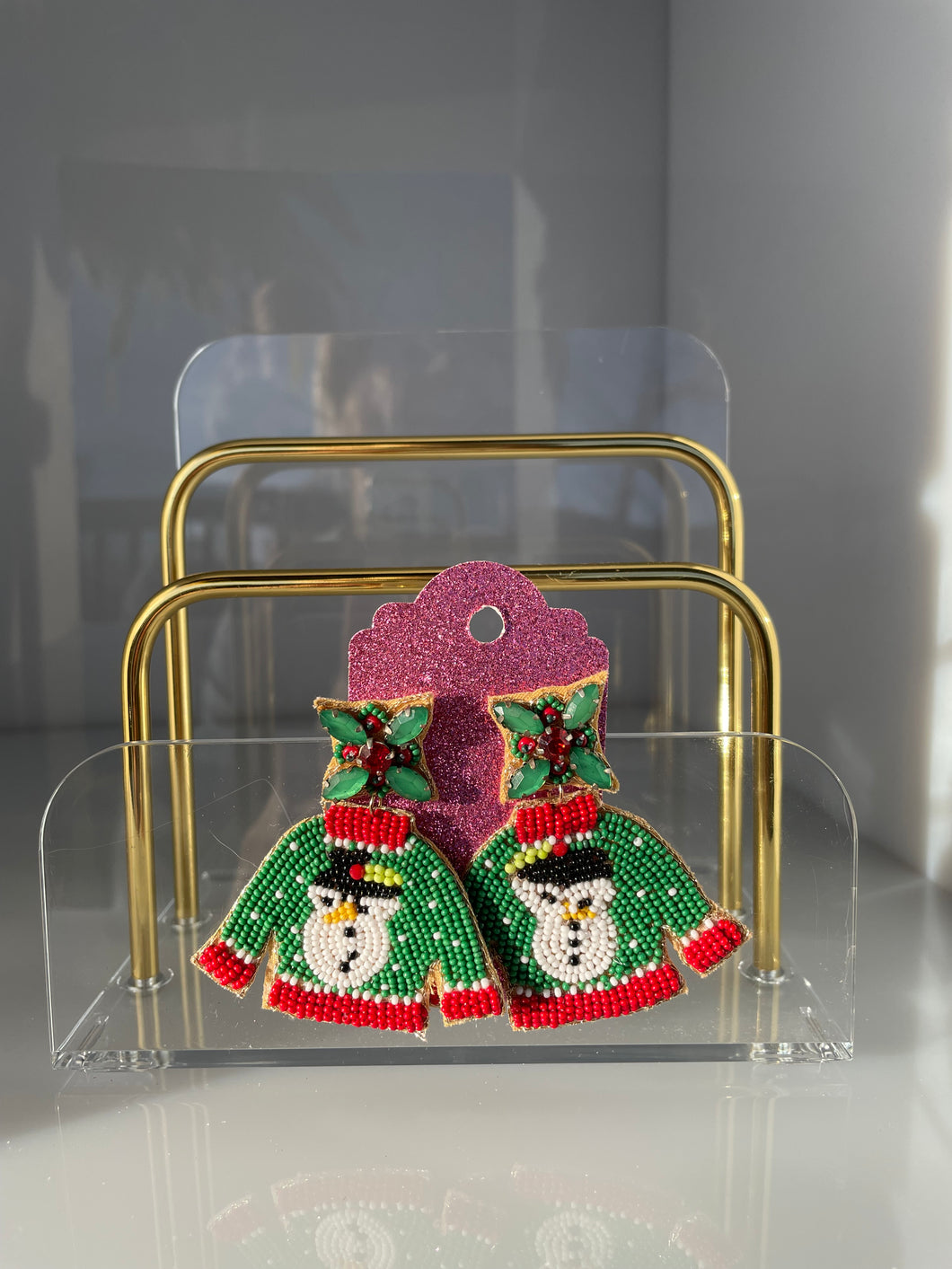 Ugly Sweater Christmas Earrings