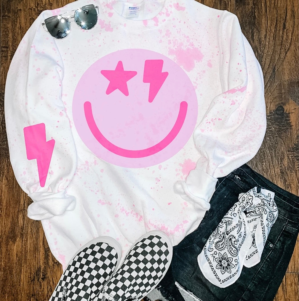 Lightening Smiley Sweatshirt