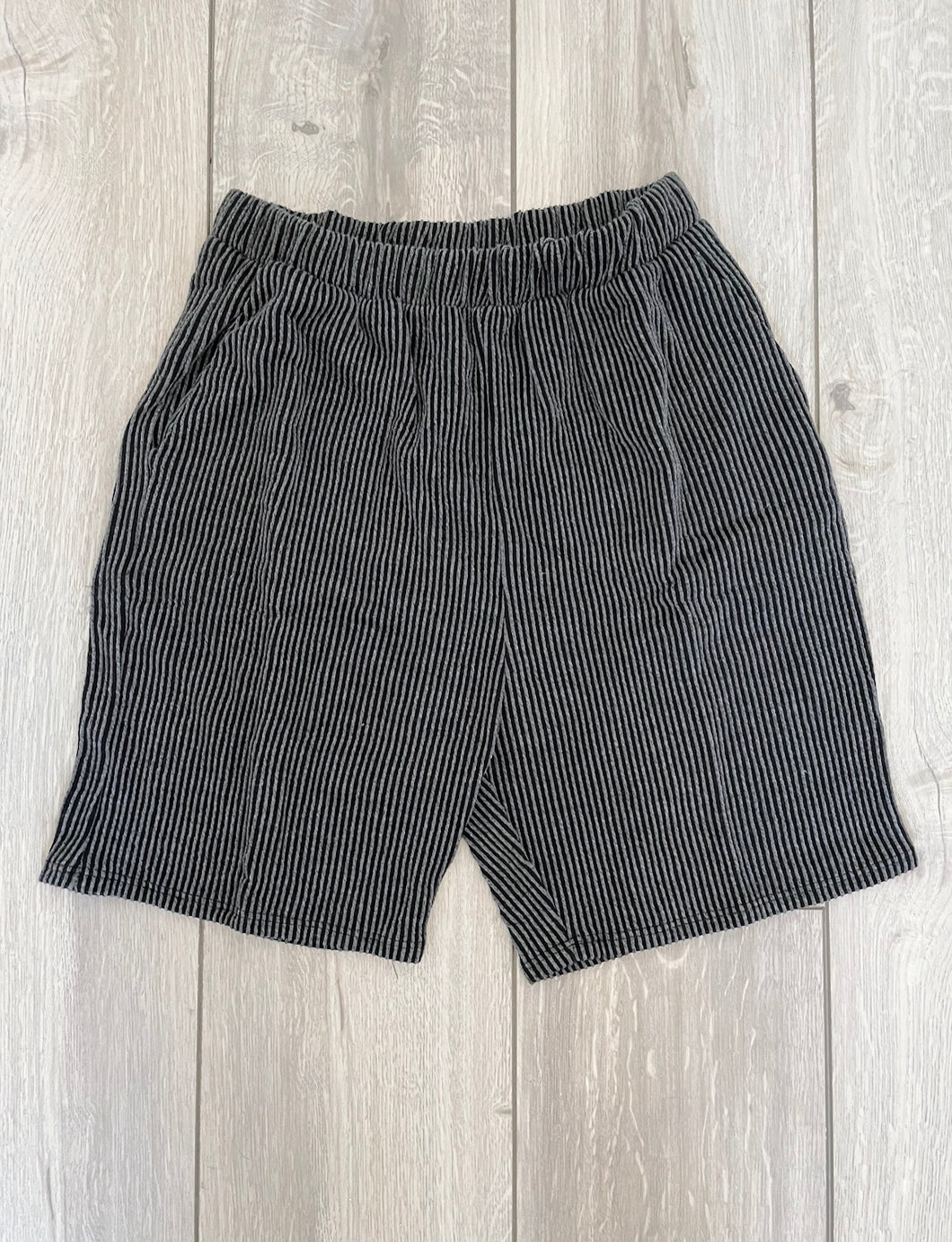 Ribbed Biker Shorts